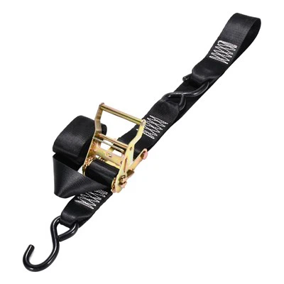 Correia de amarração com catraca-de alta qualidade de 50 mm-com gancho em S revestido-de borracha