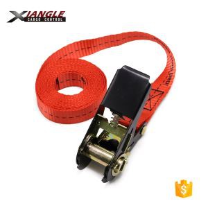 Preto E-revestimento Logo Ratchet Tie Down Strap