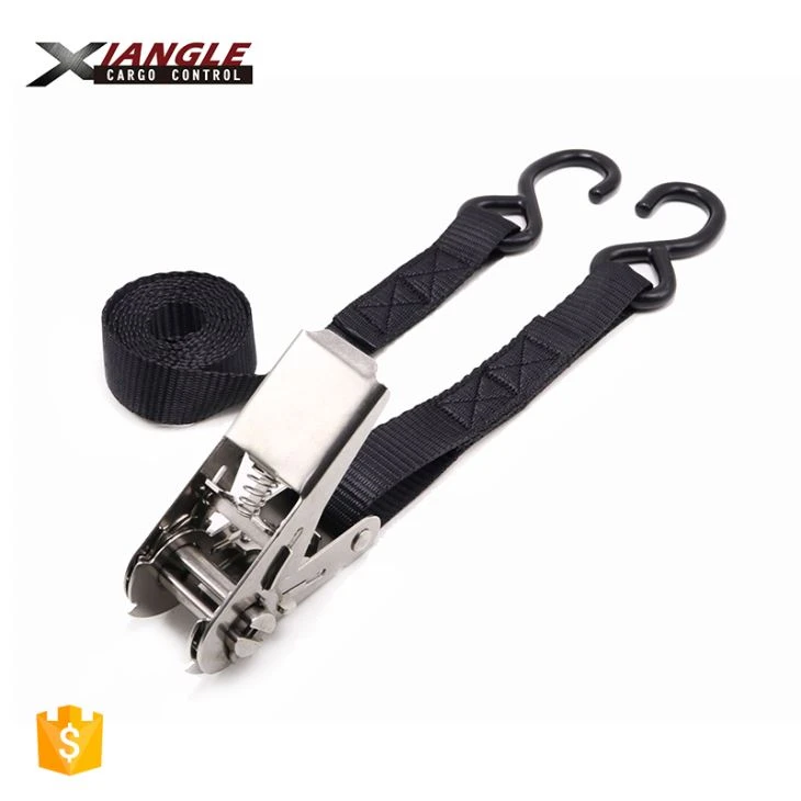 S-hook Stainless Steel Ratchet Tie Down