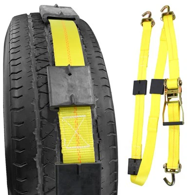 Correia de borracha da catraca das presilhas do pneu de 2 polegadas três com gancho do giro J